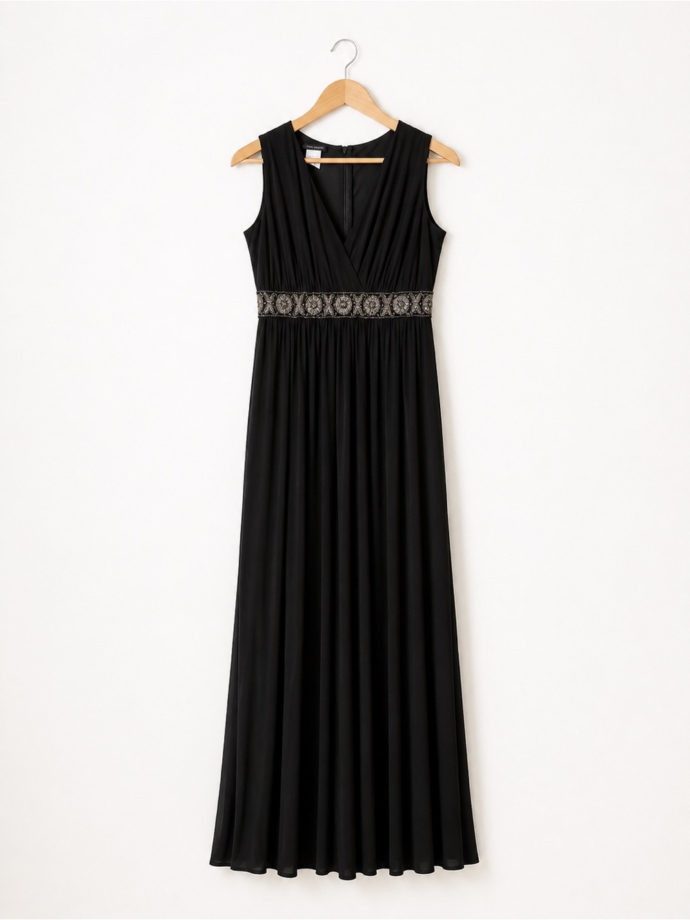 Sleeveless Maxi Dress | Embroidered Empire Waist | Tall Girl (brand) | Size L